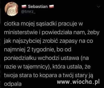 Wujek znajomego koleżanki z pracy jest ważnym generałem