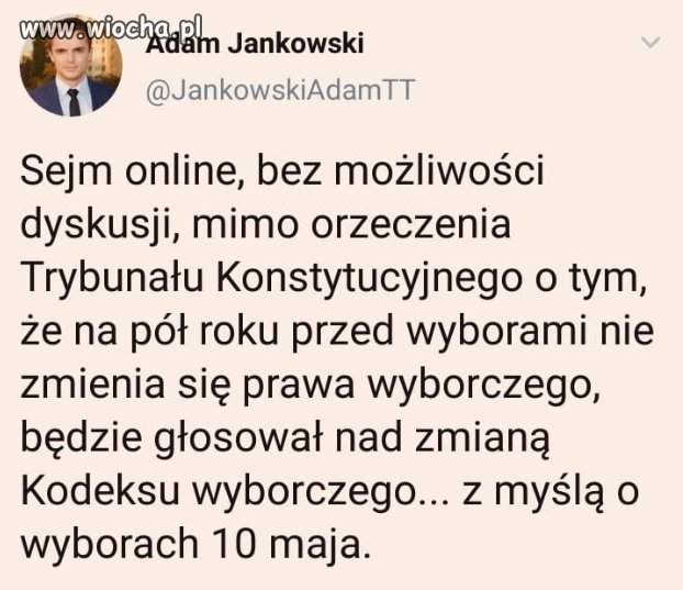 Wykorzystując zamieszanie w związku z wirusem