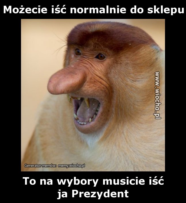 Możecie iść normalnie do sklepu