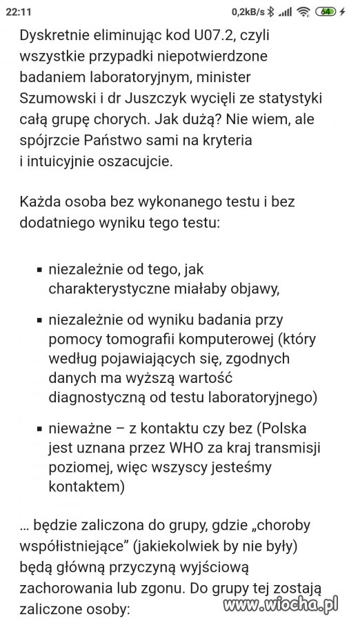 Dlaczego w Polsce jest tak mało ofiar wirusa.