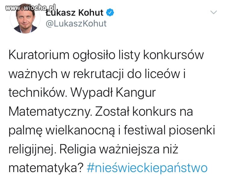 Dlatego jestem za tym