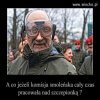Antek pracuje bez wytchnienia .