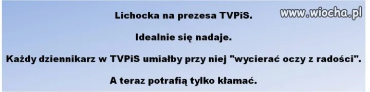 TYLKO ONA NA PREZESA