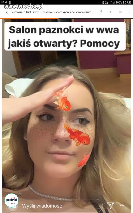 Kolejna influencerka poważnym problemem