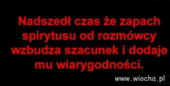 Co za czasy...