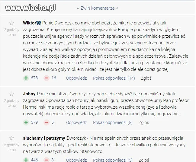 Michał Dworczyk: Nie doceniliśmy skali zagrożenia.
