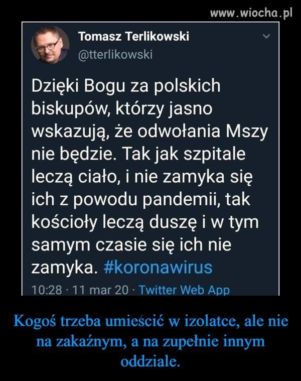 On nigdy nie był normalny.