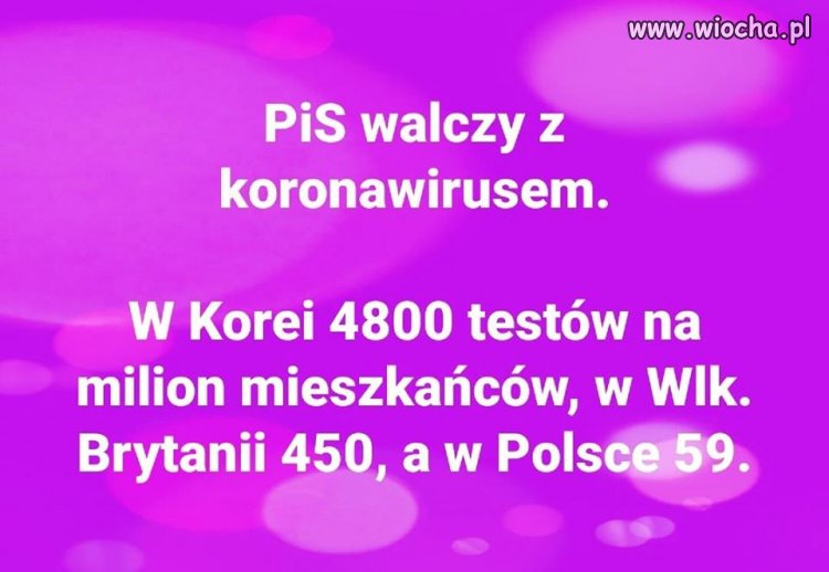 Zaoszczędzimy na testach bo musi starczyć na te...