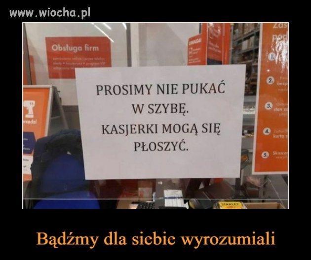  Proszę nie pukać.