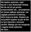 Wybory, wybory...