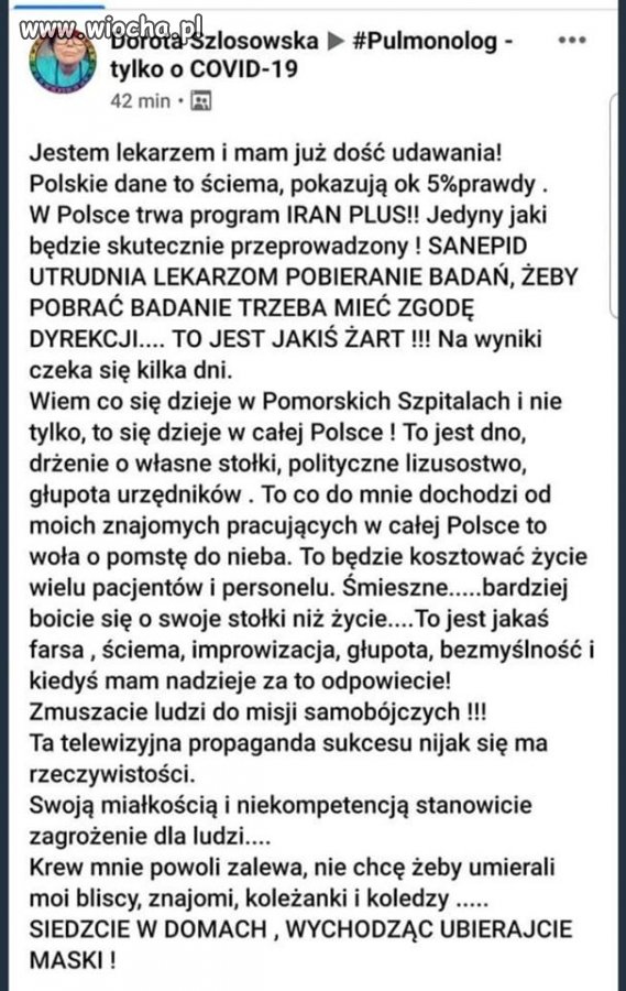 Nie sieje paniki