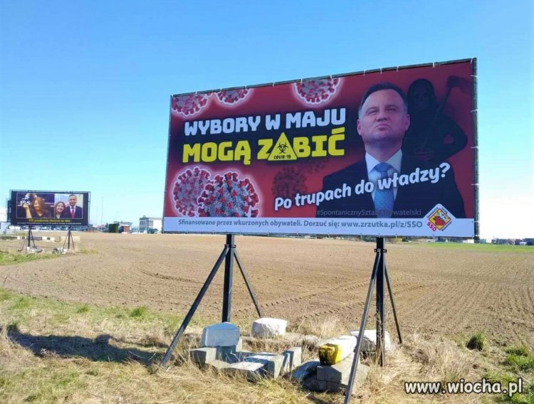 Są już pierwsze billboardy