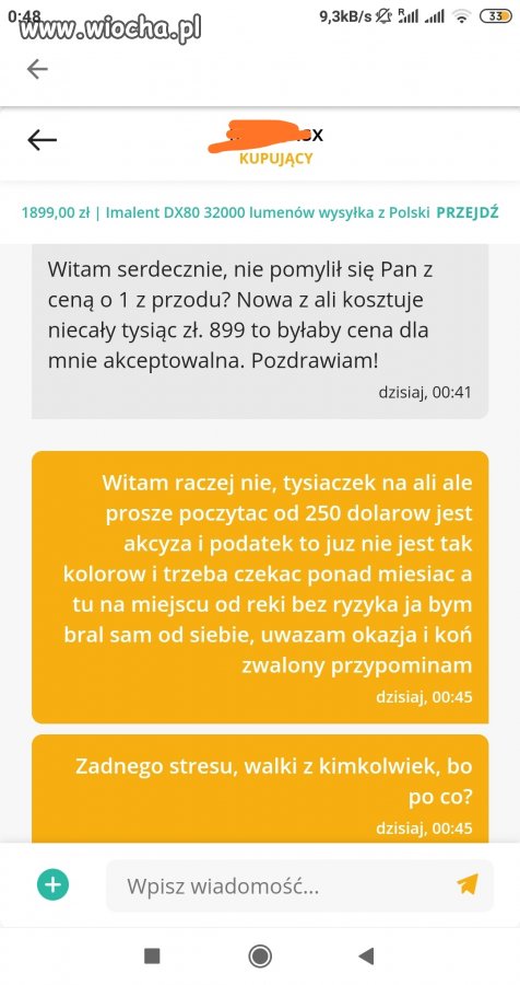 I Koń zwalony przypominam