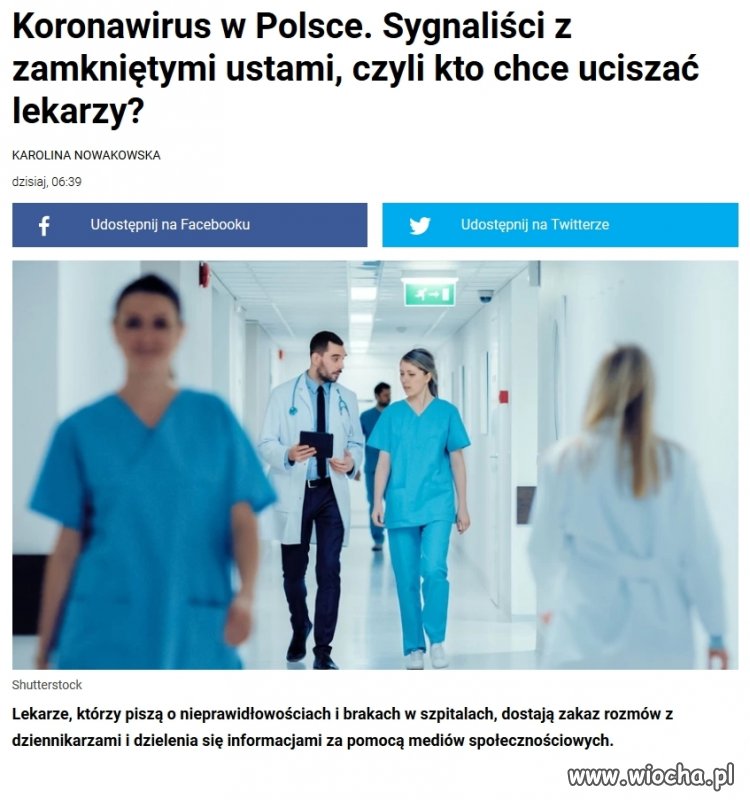 Rząd pis ucisza pracowników służby zdrowia