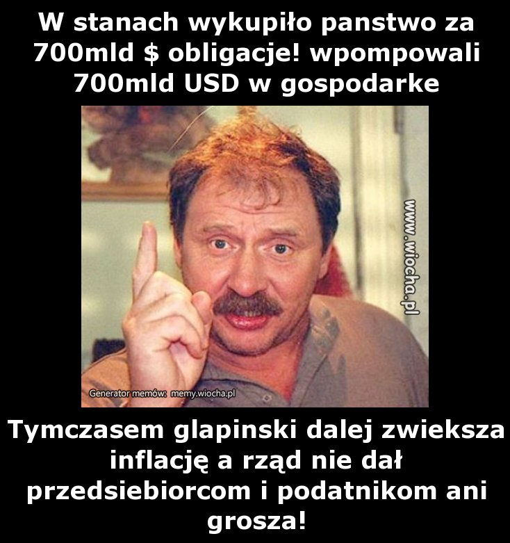 W stanach wykupiło panstwo za 700mld $ obligacje!