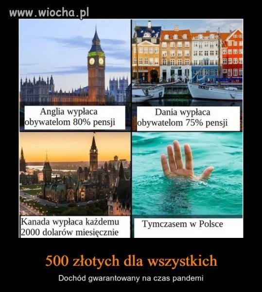 Politycy musieli by żyć za 500 zł żeby wiedzieć 
