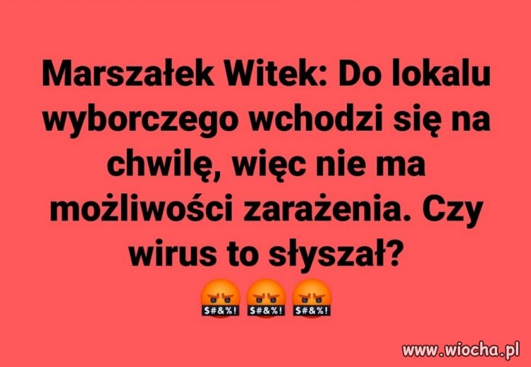Taka nie za mądra ta pani Witek