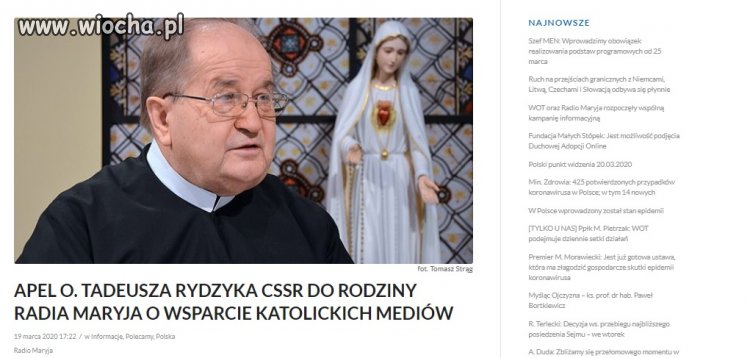 KOSCIÓŁ TEŻ POMAGA Z KORONA WIRUSEM !!!