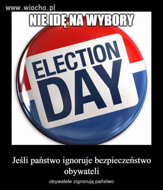 Nie idę na wybory .