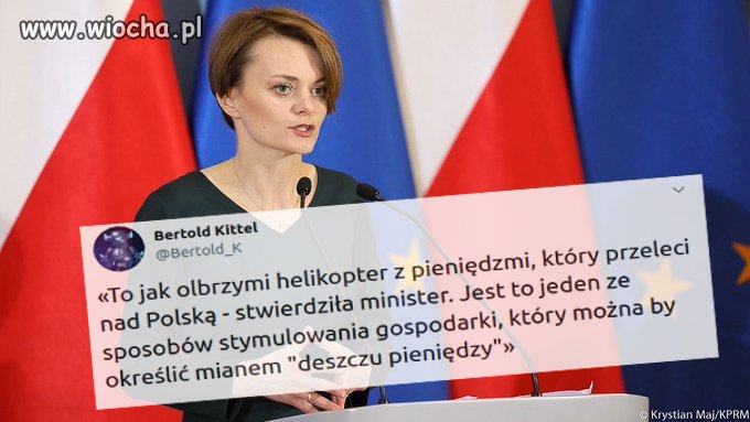 Uwaga na nisko przelatujący helikopter z kasą