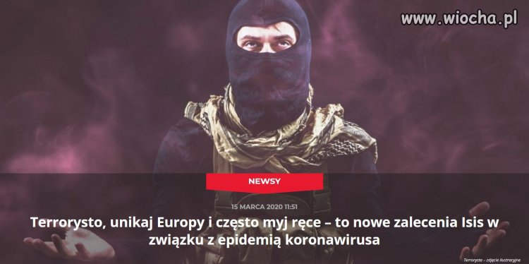 ISIS boi się koronawirusa!