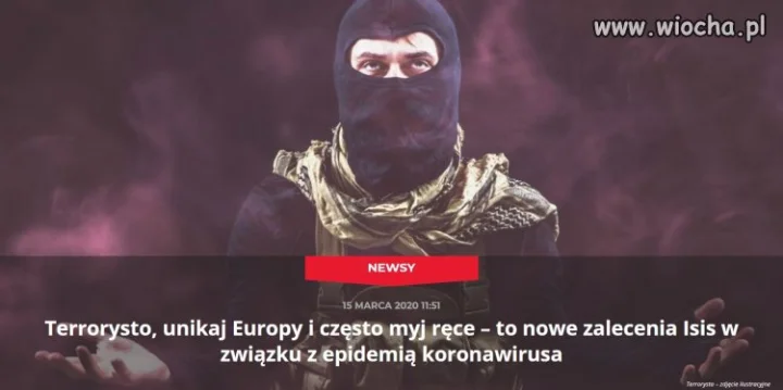 ISIS boi się koronawirusa!