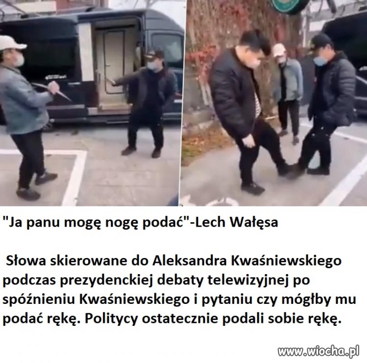 Wałęsa Shake...zanim stało się to modne