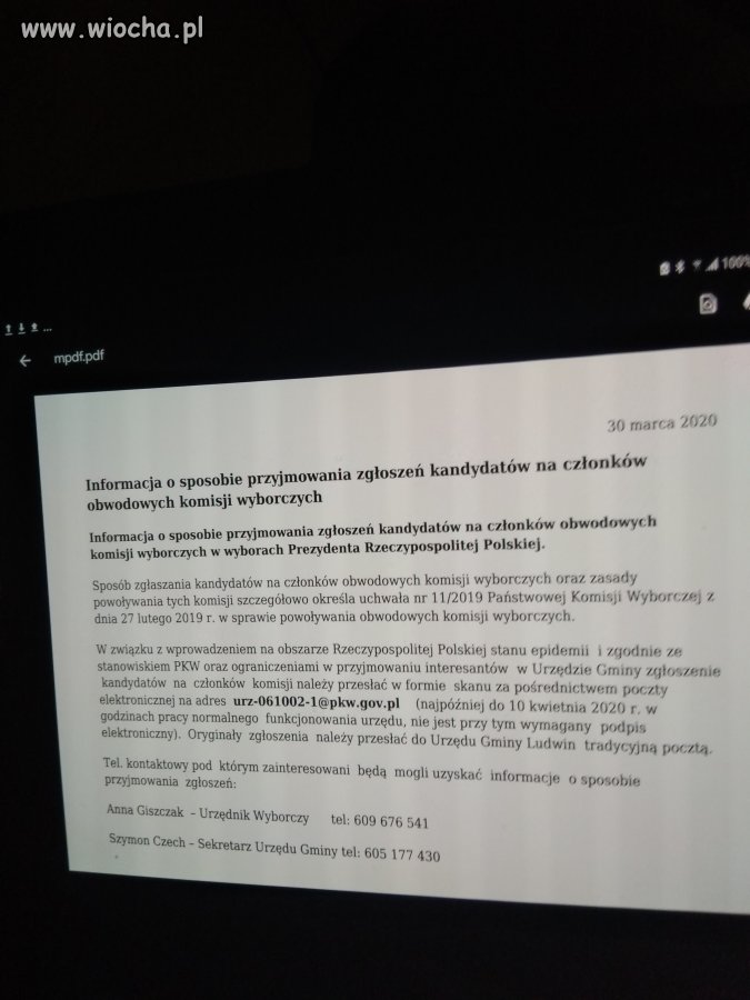 Pierwszy efekt strachów Terleckiego