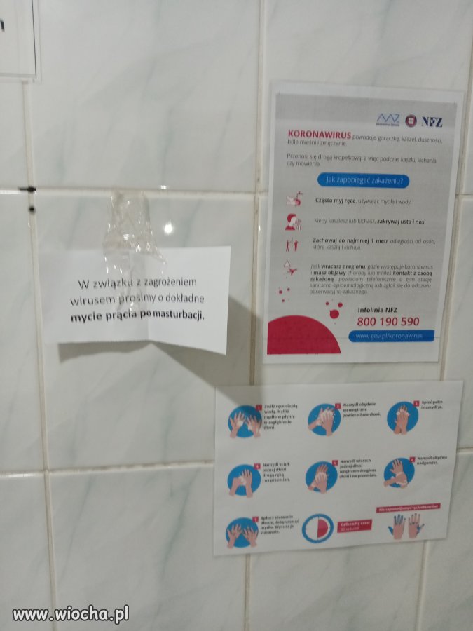 Podczas zagrożenia epidemią... 