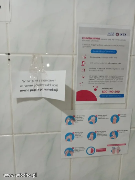 Podczas zagrożenia epidemią... 