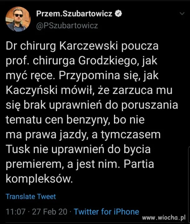Kiedy doktor poucza profesora