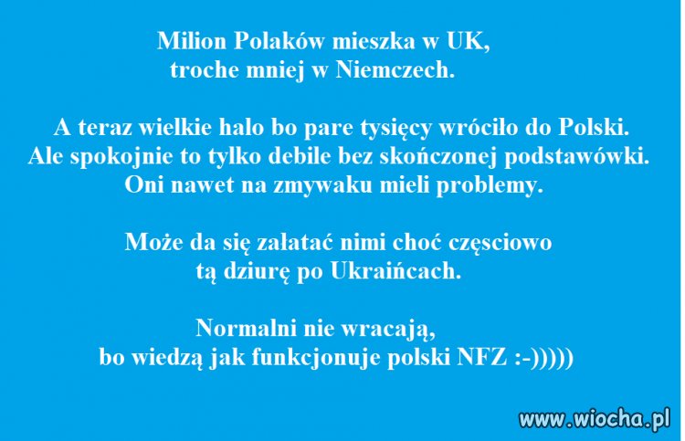 Fałszywa gościnność Polaków.