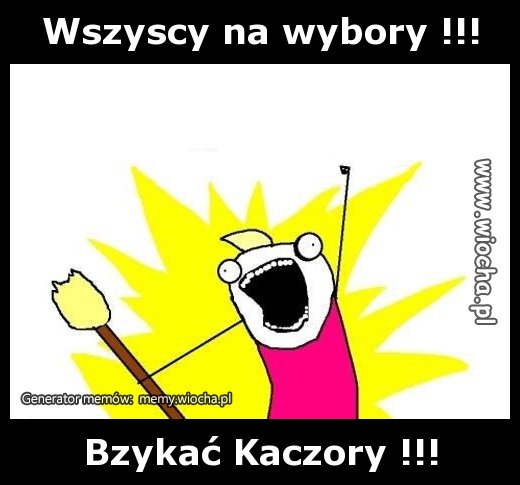 Wszyscy na wybory !!!