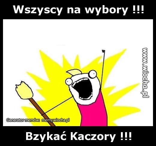 Wszyscy na wybory !!!