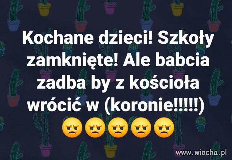 Szkoły zamknięte ... Za to już w niedzielę ...