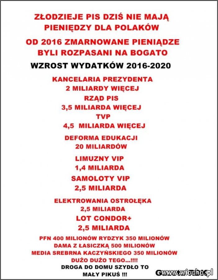 Tak PiS zarządzał naszymi pieniędzmi 