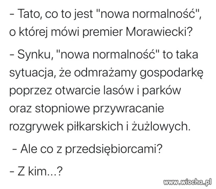Nowa normalność według rządzących 