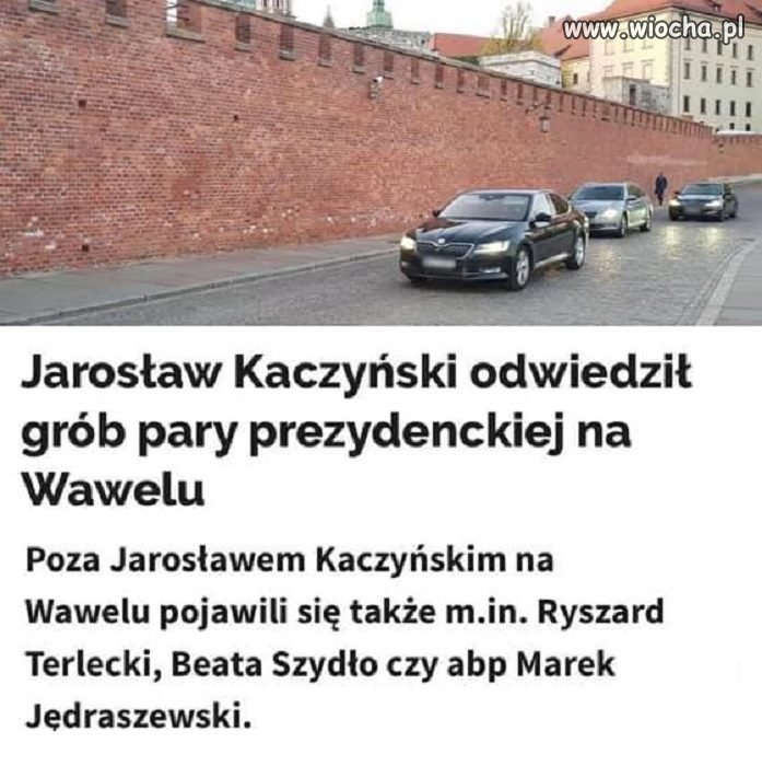 Wczoraj wieczorem na Wawelu ...