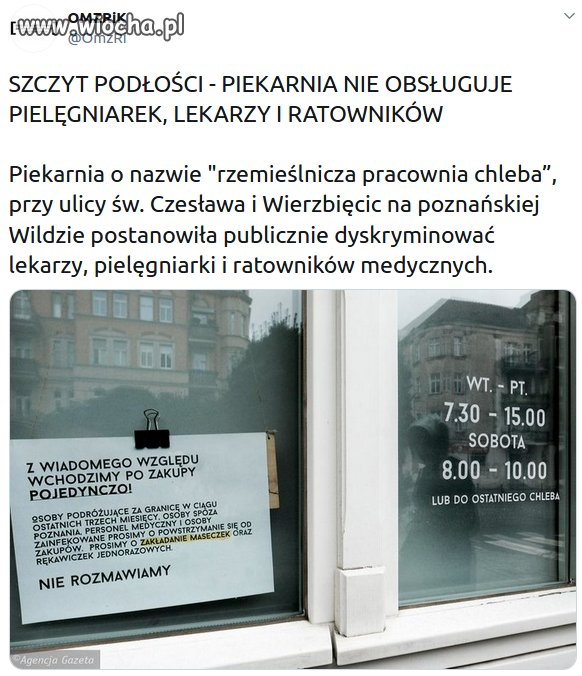 Nie obsługują lekarzy i osób przyjezdnych