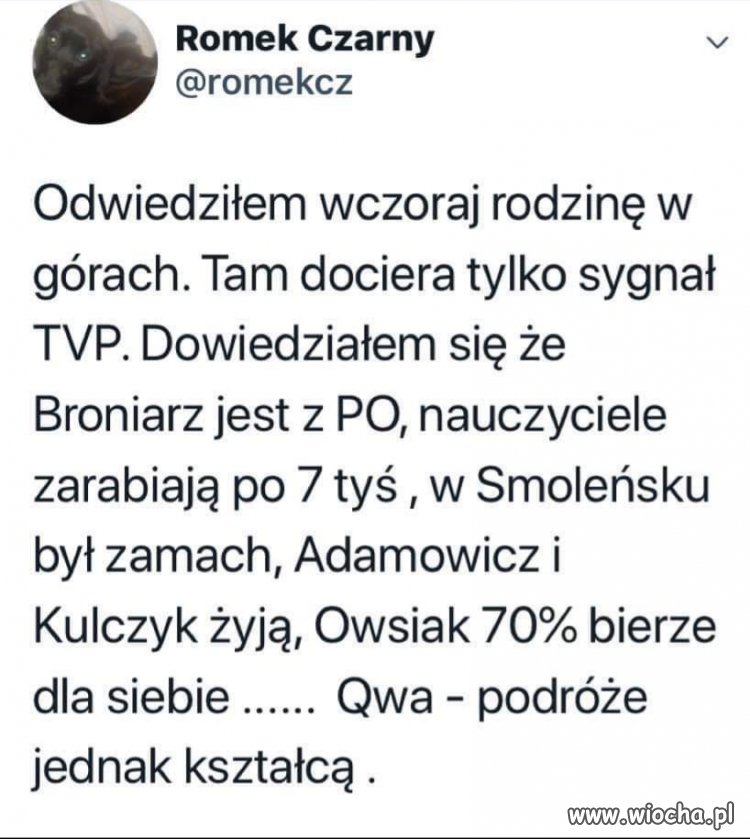 Podróże kształcą...