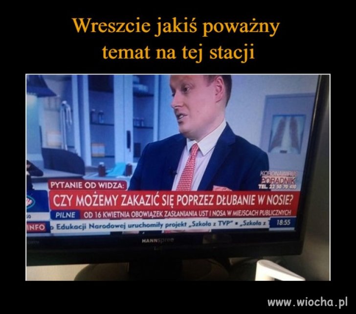 Koronawirus poradnik i pytanie od widza