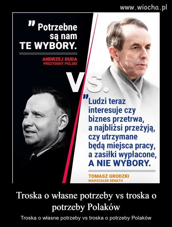 Za wszelką cenę  do koryta .