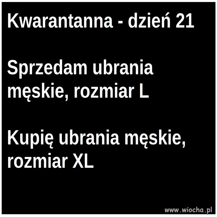 Kwarantanna dzień 21