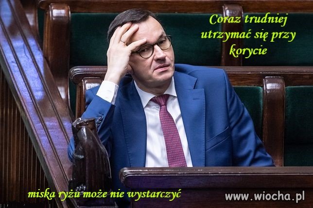 Coraz trudniej utrzymać się przy korycie 