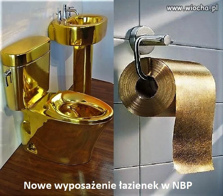 Glapiński zlecił remont łazienek w NBP.