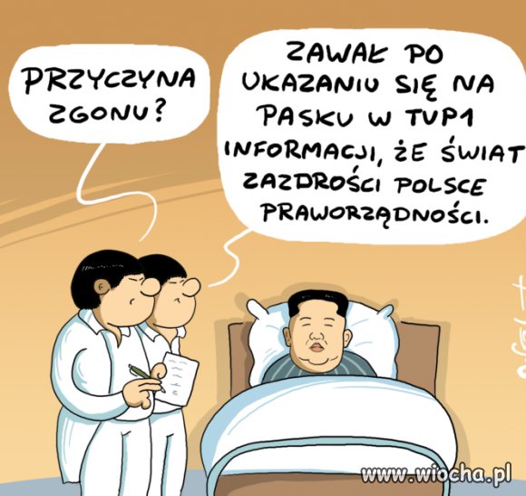 Przyczyna zgonu Kim Dzong Una
