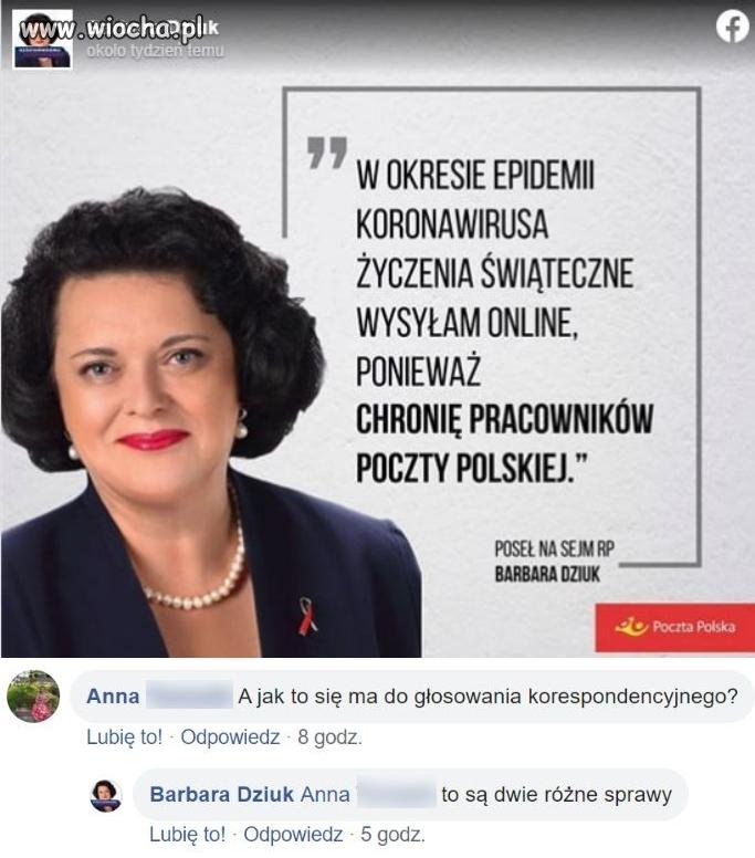 To tylko posłanka PIS