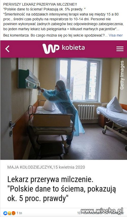PIERWSZY LEKARZ PRZERYWA MILCZENIE!! 