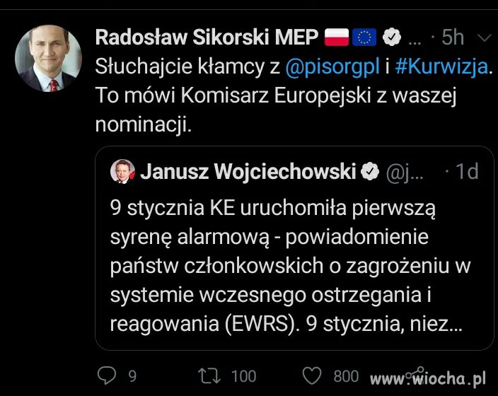 Zła Unia ostrzegała w styczniu o epidemi 