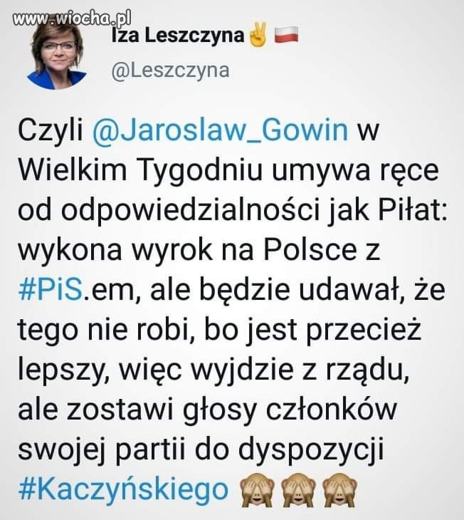 Ale się nie będzie cieszył.
